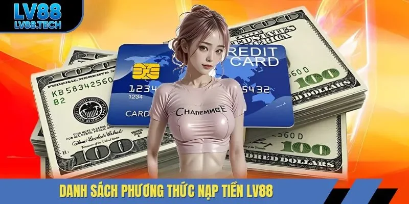 Danh sách phương thức nạp tiền LV88